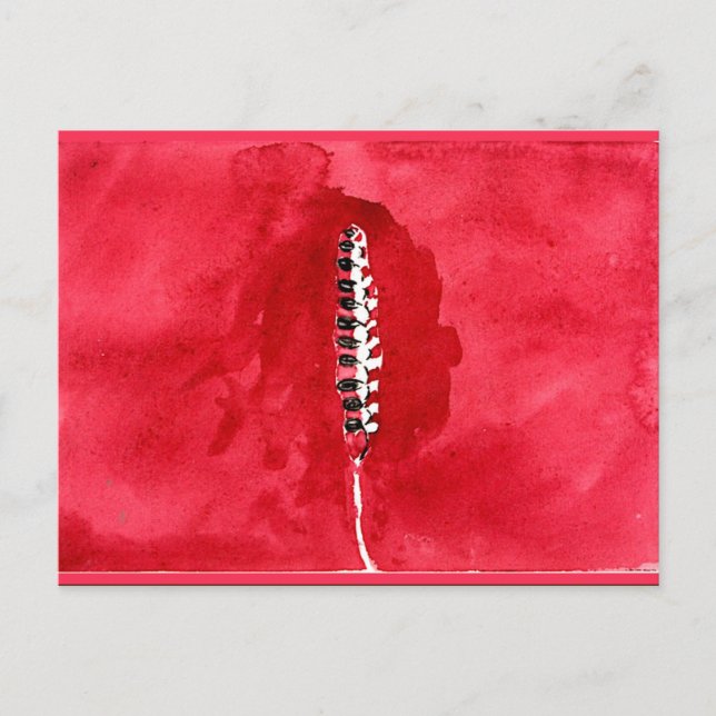 Klint - På visningen av blommor och Träd, spannmål Vykort (Framsida)