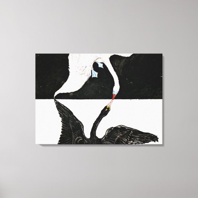 Klint - Svan, nr 01,Grupp 1X SOL Canvastryck (Framsida)