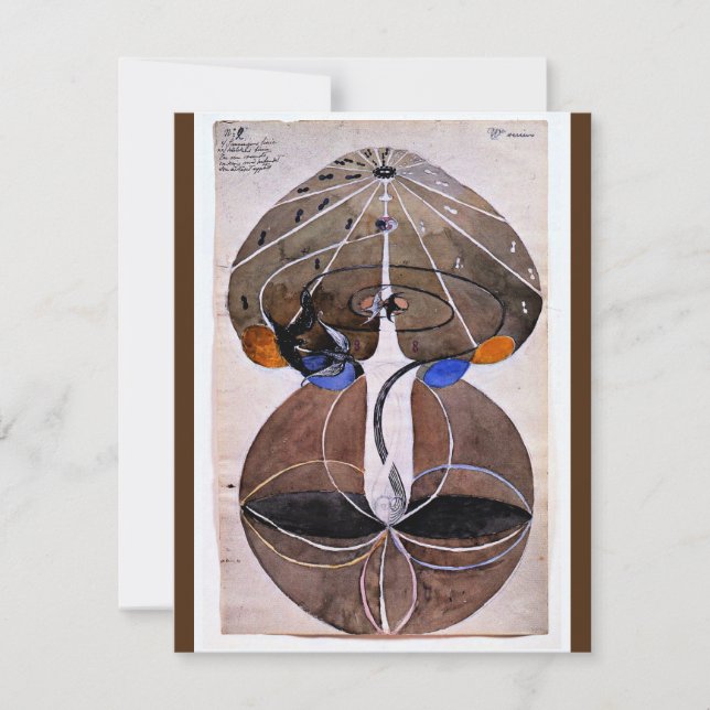 Klint - Träd of Knowledge, No. 2, Series W Kort (Framsida)