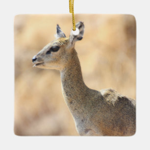 Klipcirkulantelope Julgransprydnad Keramik