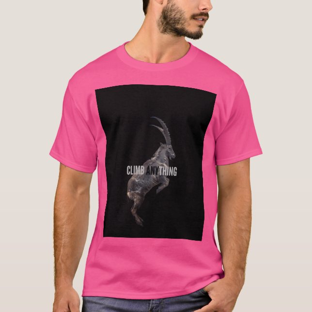 Klipp allt Ibex Edition-grafik (svart) T Shirt (Framsida)