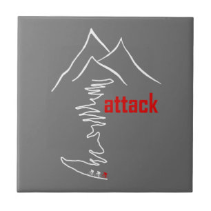 Klipp, attack kakelplatta