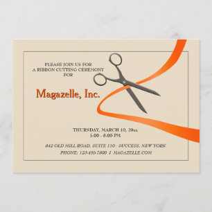 Klipp av det storslagna öppningsmeddelandet för inbjudningar