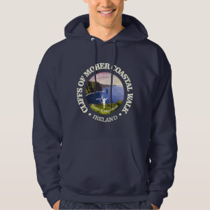Klipp av Moher Coastal Walk (rd) Hoodie
