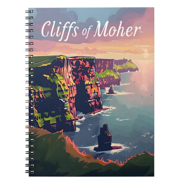 Klipp av Moher sunset Anteckningsbok (Framsidan)