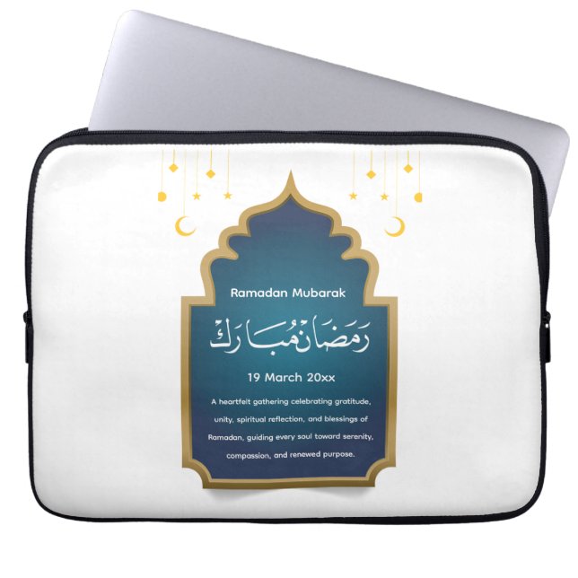 Klipp Eid Mubara Laptop Fodral (Framsidan)