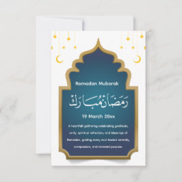 Klipp Eid Mubarak-kort Tack Kort