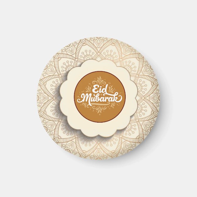 Klipp Eid Mubarak Magnet (Framsidan)