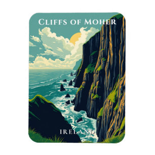 Klipp i Moher Ireland Coastal Magnet