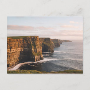 Klipp i Moher, Irland, Sten och Sea Vykort