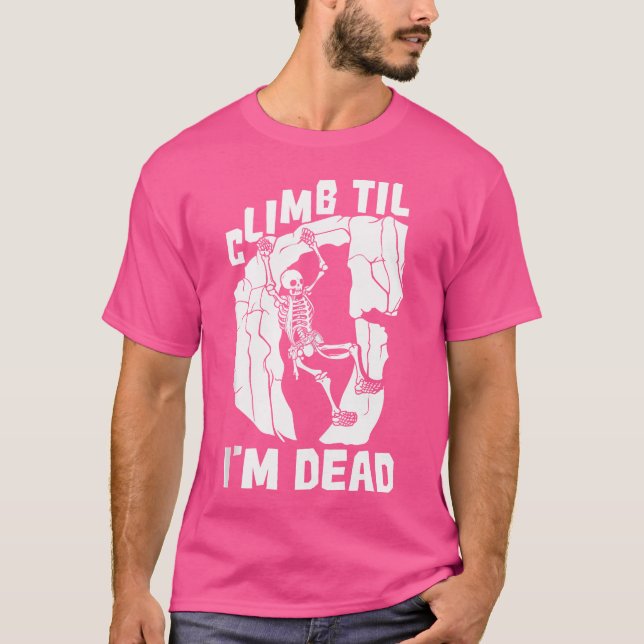 Klipp i Skeleton-berget - berget Sten T Shirt (Framsida)