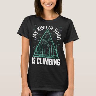Klipp i Sten Min typ yoga klättrar T Shirt