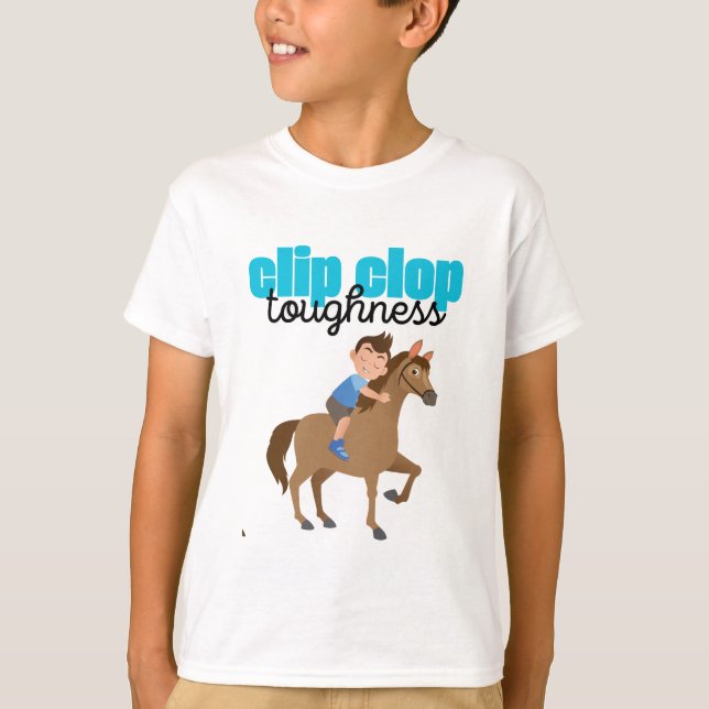klipp klapp pojken kramar t shirt (Framsida)