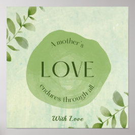 Klipp-klistrapastellposter för mamma-kärlek poster