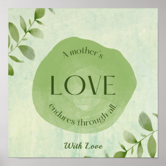 Klipp-klistrapastellposter för mamma-kärlek poster