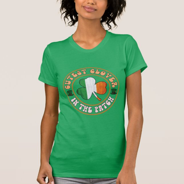 Klipp Klöver i plåstret T Shirt (Framsida)