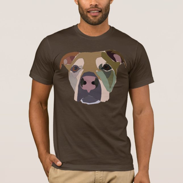 klipp och klistra hunden t shirt (Framsida)
