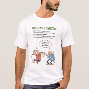 Klipp och nysa i Sleevens hälsotips T Shirt