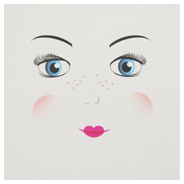 Klipp och sy gulliga stora blått synade tyg (Provkarta)