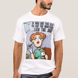 Klipp senapen tee shirt