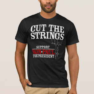 Klipp stränger den Ron Paul skjortan Tee