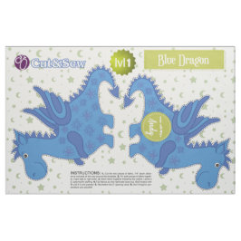 Klipp & sy blåttdraken - lätta DIY projekterar Tyg