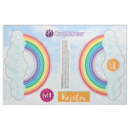 Klipp & sy regnbågen - lätta DIY projekterar Tyg