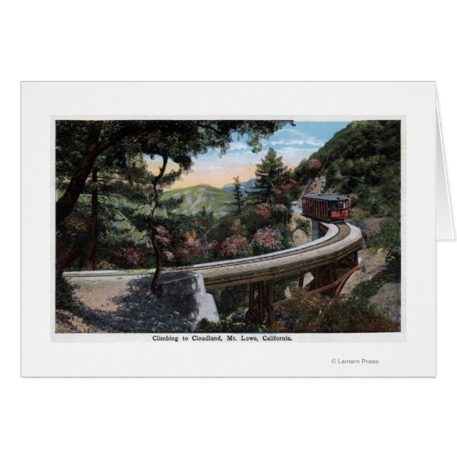 Klipp till Cloudland View Hälsningskort (Framsidan Horizontal)