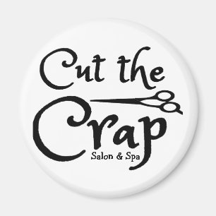"Klipp ut Crap Salon & Spa" Magnet