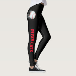 Klipp ut den redigerbara Personligen Boll Baskebal Leggings
