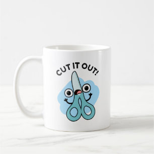 Klipp ut det från fina saxar Punkter Kaffemugg