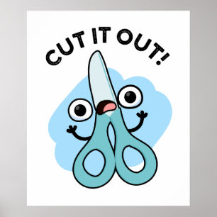 Klipp ut det från fina saxar Punkter Poster