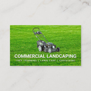 Klipp ut Gräsmatta Gräsmatta Mower Visitkort