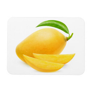 Klipp ut gult mango magnet