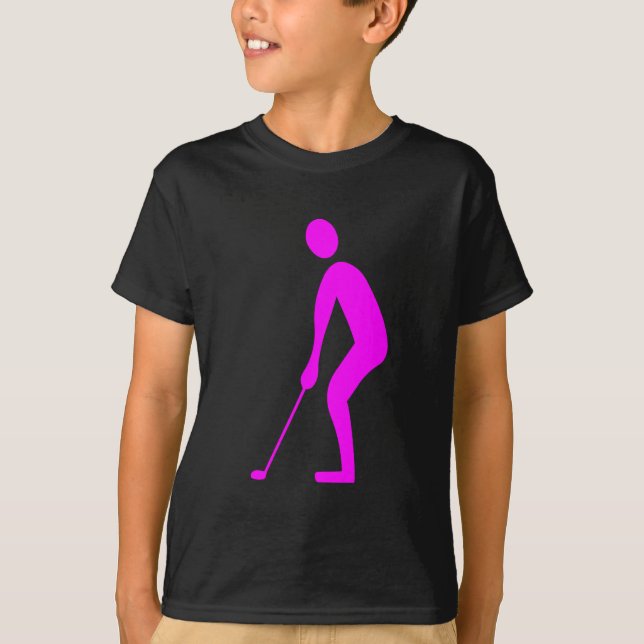 Klipp ut - Magenta T-shirt (Framsida)