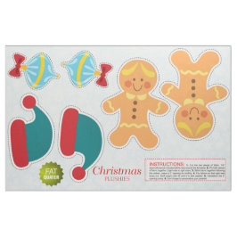 Klipp ut och visa julprydnader II - DIY plush Tyg