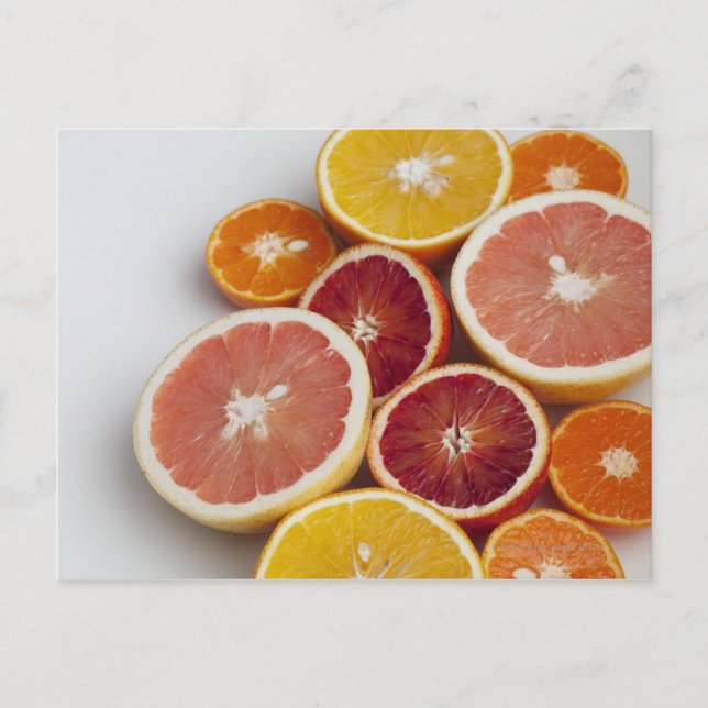 Klipp ut Orangar i bord Vykort (Framsida)