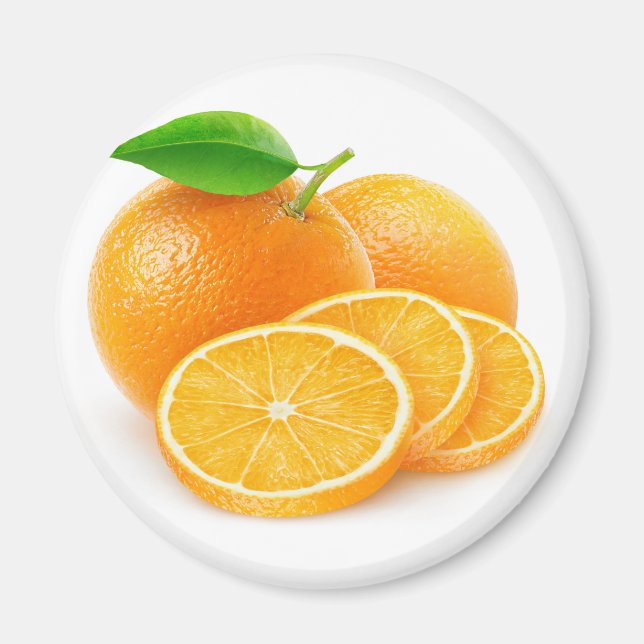 Klipp ut orangar magnet (Framsidan)