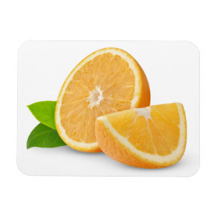 Klipp ut orange magnet