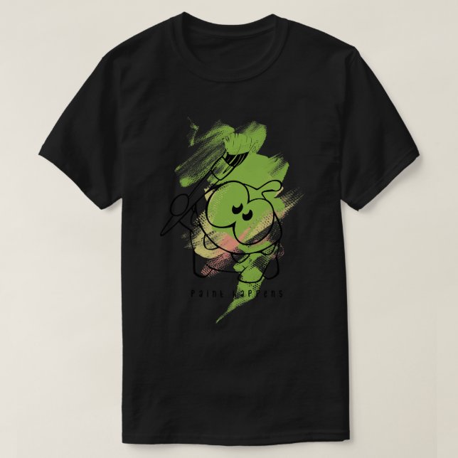 Klipp ut Rope Om Nom Juxtapose Painter T Shirt (Design framsida)