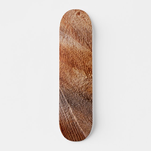 Klipp ut träbetskorn mini skateboard bräda 18,5 cm (Framsida)