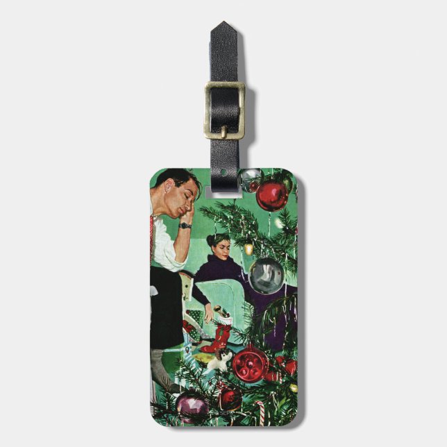 Klippa träd bagagebricka (Vertikal Framsida)