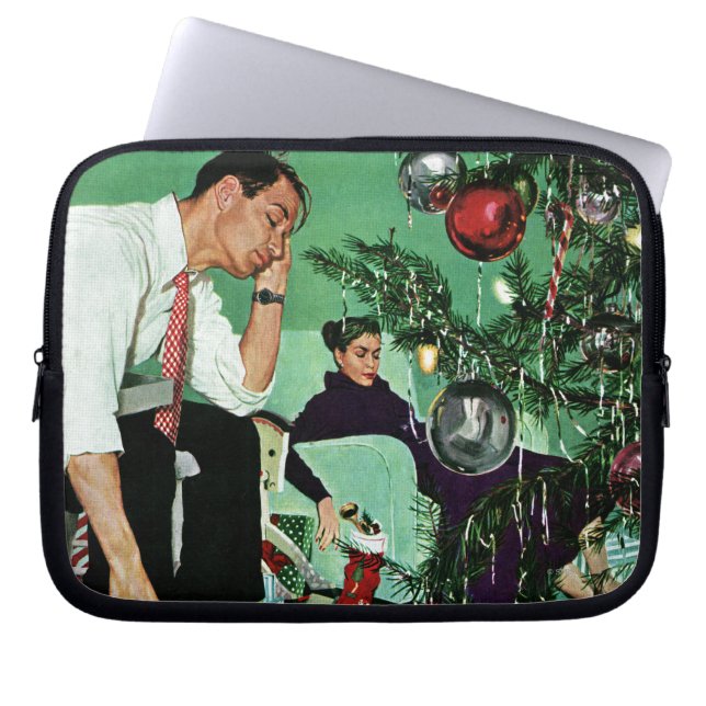 Klippa träd laptop sleeve (Framsidan)