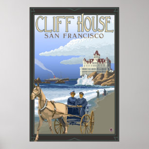 Klippahus - San Francisco, CA reser affischen Poster