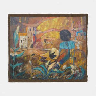 Klippainvånare Fleecefilt