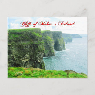 Klippan Moher, County Clare, Irland Vykort