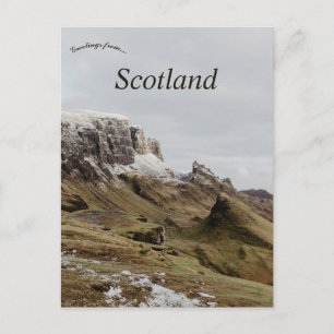 Klippan på Isle of Skye Skottland Vykort