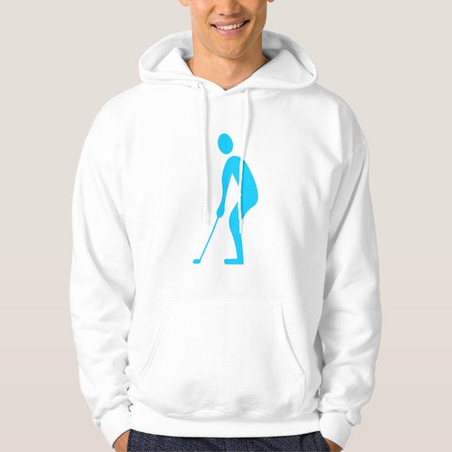 Klippande - Himlar Blue Sweatshirt Med Luva (Framsida)