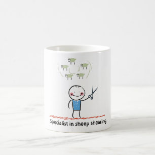 Klippande specialistmugg för får kaffemugg