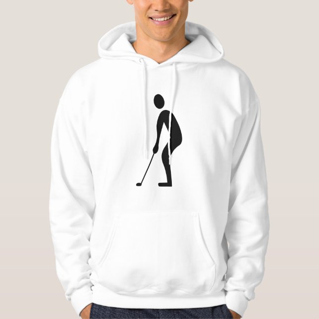 Klippande - svart hoodie (Framsida)